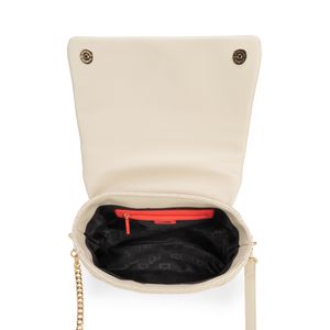 Bolsa Crossbody Tejido Chica Color Beige