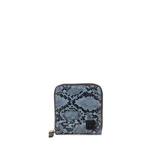 Cartera Mediana Cierre Sencillo Color Azul