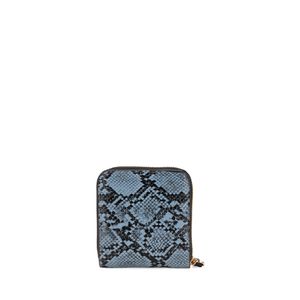 Cartera Mediana Cierre Sencillo Color Azul