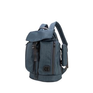 Mochila Mediana Porta Laptop 15 Plg Color Azul Marino
