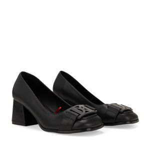 Zapatilla  Con Monograma Color Negro