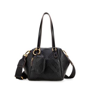 Bolsa Satchel Mediana Con Monedero Color Negro