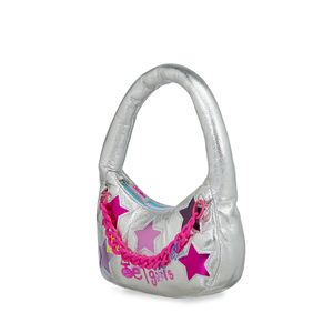 Bolsa Satchel Para Niñas Estrellas Color Plata