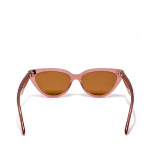 Lente Solar Oe x Hello Kitty Forma Cat Eye con Armazón de Acetato color Rosa