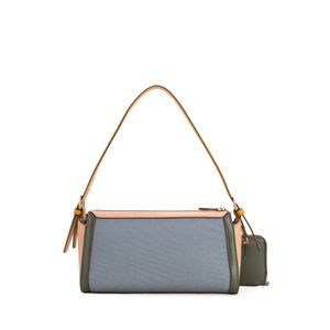 Lady Bag Con Monedero Color Azul