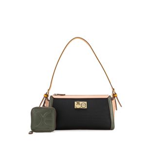 Lady Bag Con Monedero Color Negro