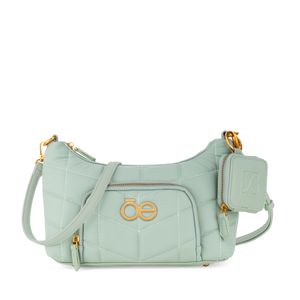 Bolsa Crossbody Grande Con Monedero Color Verde