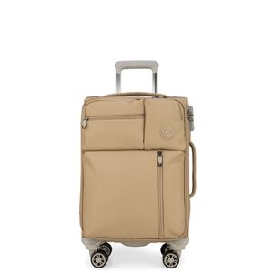 Maleta Chica 20 plg de Cabina Textil color Fango