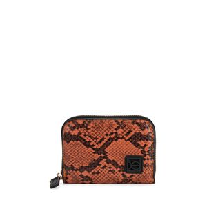 Cartera Chica Rubber De Monograma Color Naranja