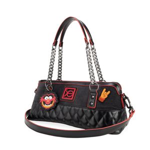 Bolsa Bowling Oe x The Muppets con Charm color Negro