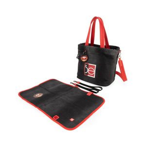 Pañalera Tote Grande Oe x The Muppets con Charm color Negro