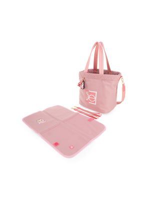 Pañalera Tote Grande Oe x The Muppets con Charm color Rosa
