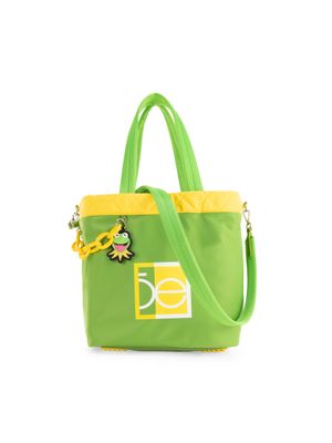 Pañalera Tote Grande Oe x The Muppets con Charm color Verde