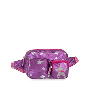 Cangurera Para Niñas Estampado Estrellas Color Morado