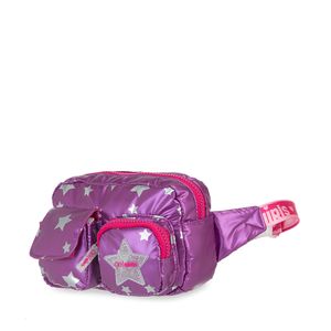 Cangurera Para Niñas Estampado Estrellas Color Morado