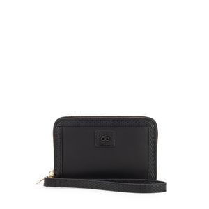 Cartera Mediana Cierre Sencillo Con Maneral Color Negro