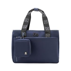 Mensajera Grande Con Porta Laptop Color Azul Marino