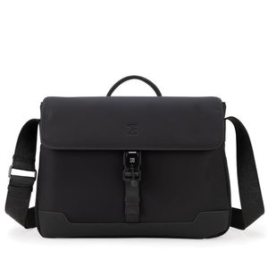Mensajera Uomo Grande Con Porta Laptop 15 Plg Color Negro