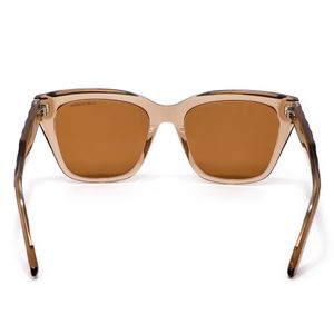 Lente Solar Forma Cuadrada Con Armazón De Acetato Color Cafe