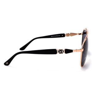 Lente Solar Forma Piloto Con Armazón De Metal / Acetato Color Copper