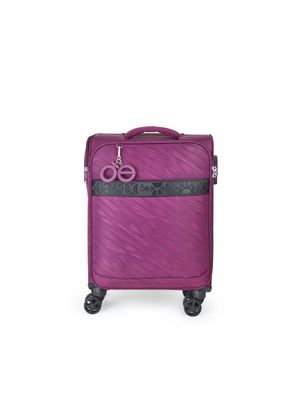Maleta Chica 20 plg de Cabina Textil color Morado
