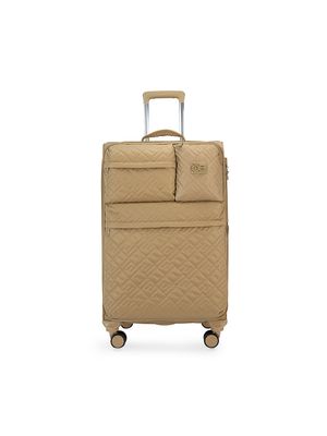 Maleta Mediana Para Documentar 24 Plg Textil Color Beige