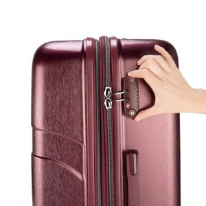 Maleta Grande 28 Plg Para Documentar Color Tinto