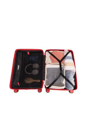 Maleta Mediana Para Documentar 24 Plg De Cabina Color Rojo