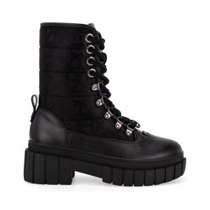 Bota Con Plataforma Color Negro