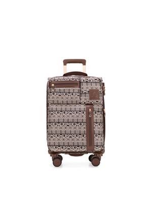 Maleta Chica 20 Plg De Cabina Expandible Color Multicolor Rosa