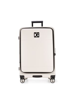 Maleta Mediana 24 Plg De Cabina  Porta Laptop Color Blanco