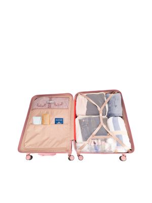 Maleta Grande 28 Plg Para Documentar Color Rosa