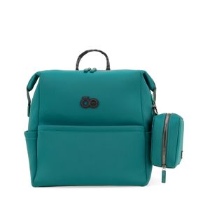 Mochila Mediana Porta Laptop 14 Plg Color Verde