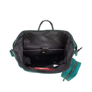 Mochila Mediana Porta Laptop 14 Plg Color Verde