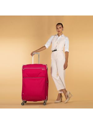 Maleta Grande 28 Plg Para Documentar Color Rosa