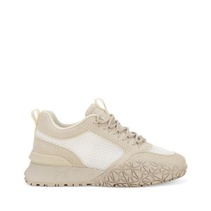 Tenis Chunky con Suela Antiderrapante color Beige