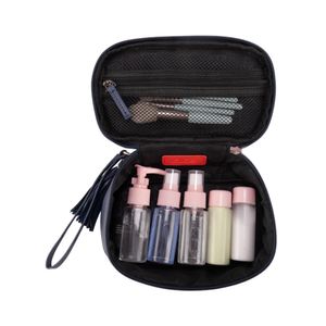 Cosmetiquera Chica Cierre Sencillo Color Azul Marino