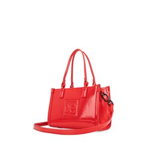 Bolsa Tote Mini Acabado Glossy Color Rojo