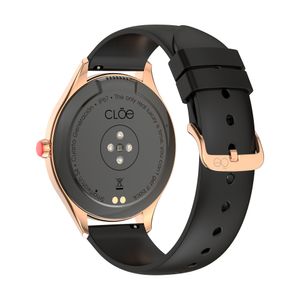 Smartwatch S4 Para Dama Con Pantalla Amoled Y Correa De Silicón Color Negro