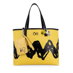 Bolsa Tote Maxi Peanuts X Oe Color Amarillo