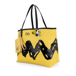 Bolsa Tote Maxi Peanuts X Oe Color Amarillo