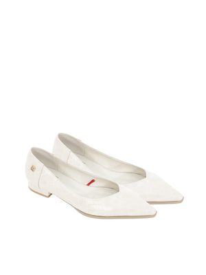 Balerina Puntal Look Tejido Color Beige