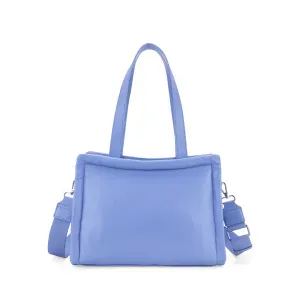 Bolsa Tote Mediana Acolchonada Color Azul