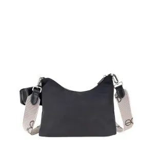 Bolsa Hobo Chica Con Monedero Desprendible Color Negro