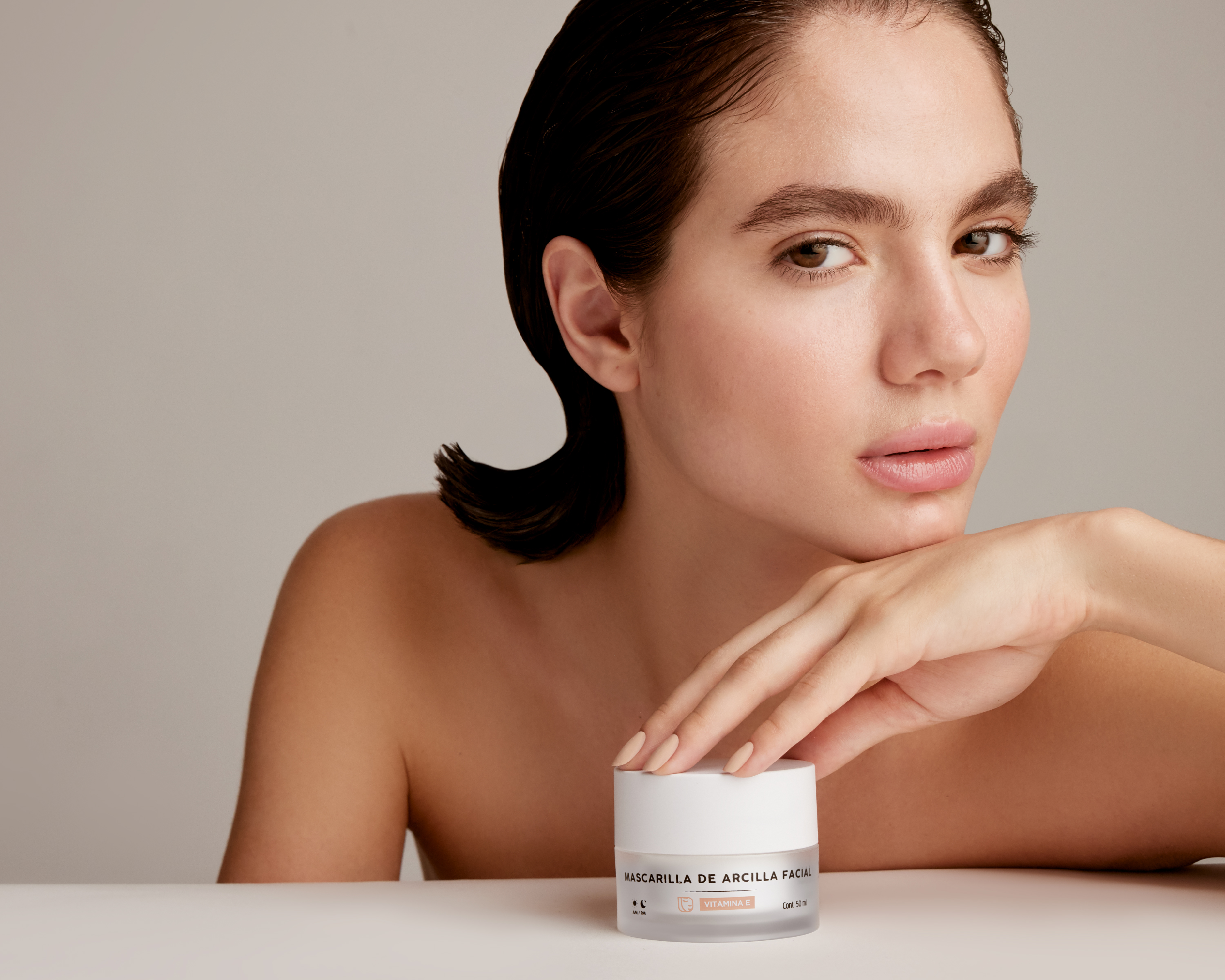 Mascarilla Facial De Arcilla Recargable Con Vitamina E 50 Ml