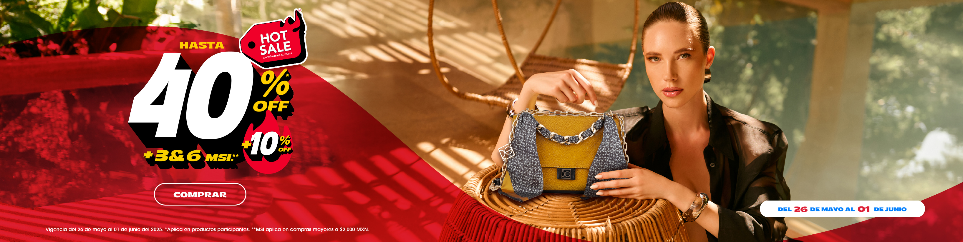 ¡Llegó Hot Sale con hasta el 40% Off!
